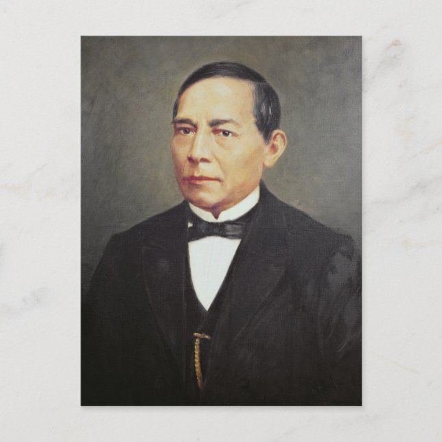 Portrait of Benito Juarez , 1948 Postcard (Front)