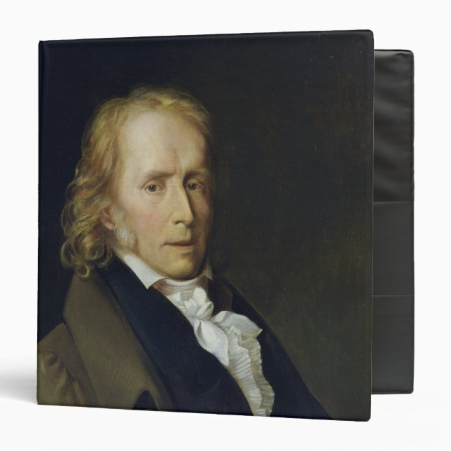 Portrait of Benjamin Constant de Rebecque 3 Ring Binder (Front/Inside)