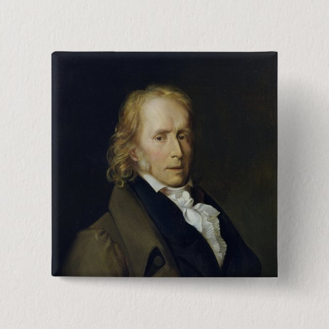 Portrait of Benjamin Constant de Rebecque Button (Front)