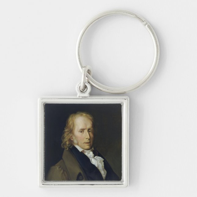 Portrait of Benjamin Constant de Rebecque Keychain (Front)