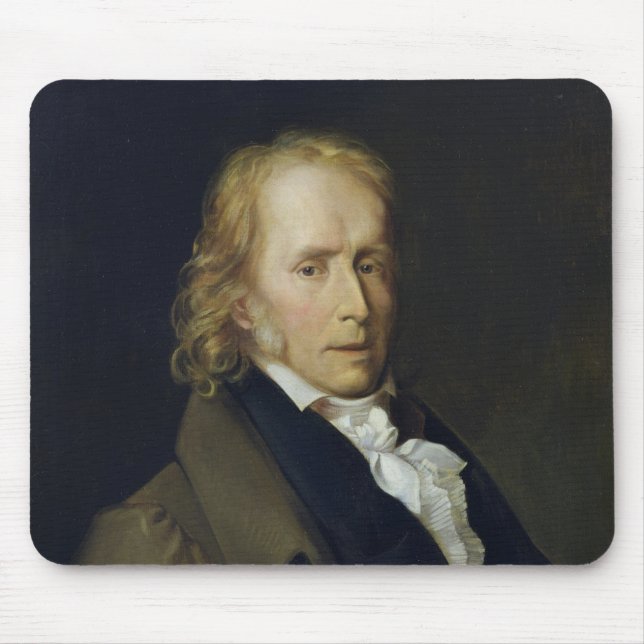 Portrait of Benjamin Constant de Rebecque Mouse Pad (Front)