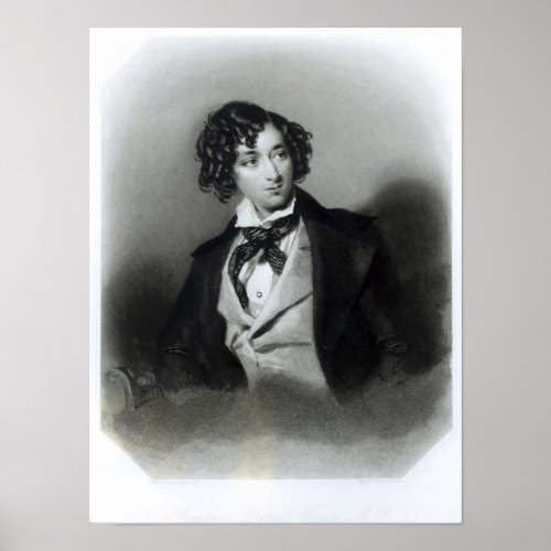 Portrait of Benjamin Disraeli Esquire  MP Poster