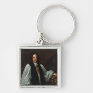 Portrait of Bishop John Robinson c.1711 Keychain