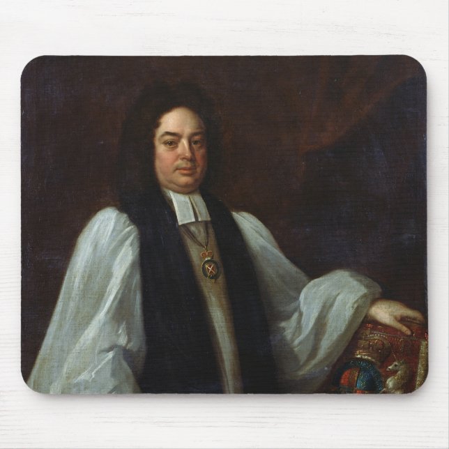 Portrait of Bishop John Robinson  c.1711 Mouse Pad (Front)
