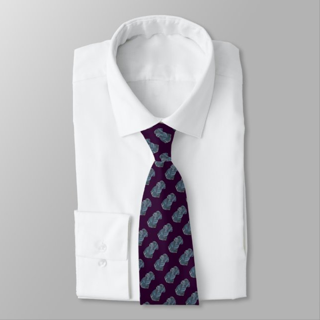 portrait of black Labrador retreiver dog Tie (Tied)