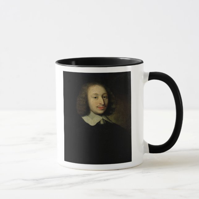 Portrait of Blaise Pascal Mug (Right)