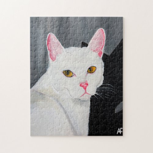 Portrait of Blanca Painting by Alfred Fox Jigsaw Puzzle