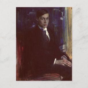 Portrait of Boris Pasternak Postcard