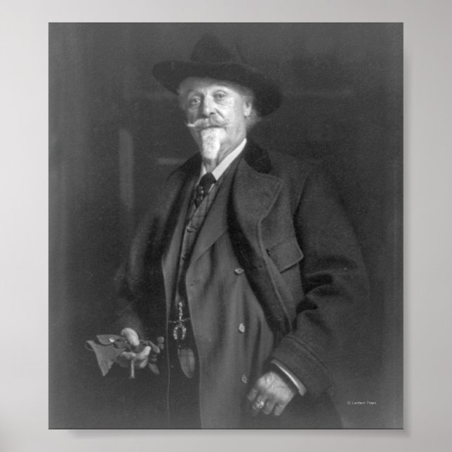 Portrait of "Buffalo Bill" Cody Poster (Front)