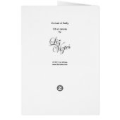 Portrait of Buffy Card (Back)