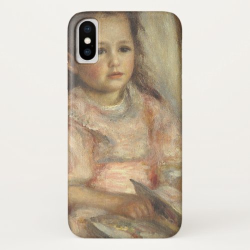 Portrait of Caillebotte Children by Pierre Renoir iPhone X Case