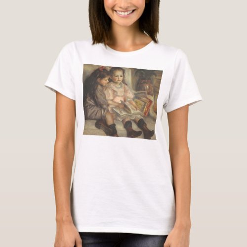 Portrait of Caillebotte Children by Pierre Renoir T_Shirt