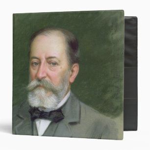 Portrait of Camille Saint-Saens  1903 3 Ring Binder
