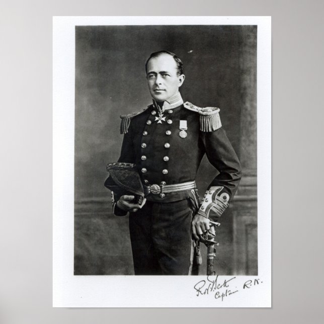 Portrait of Captain Robert Falcon Scott Poster (Front)