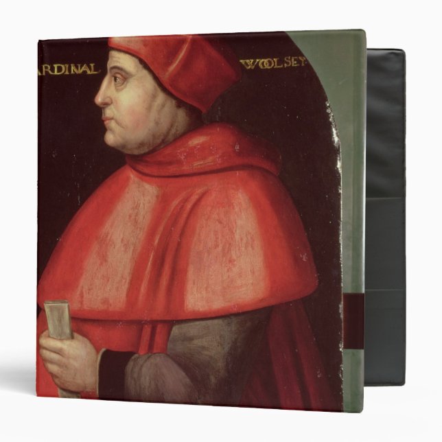 Portrait of Cardinal Thomas Wolsey 3 Ring Binder (Front/Inside)