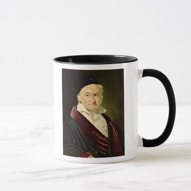 Portrait of Carl Friedrich Gauss, 1840 Mug (Right)