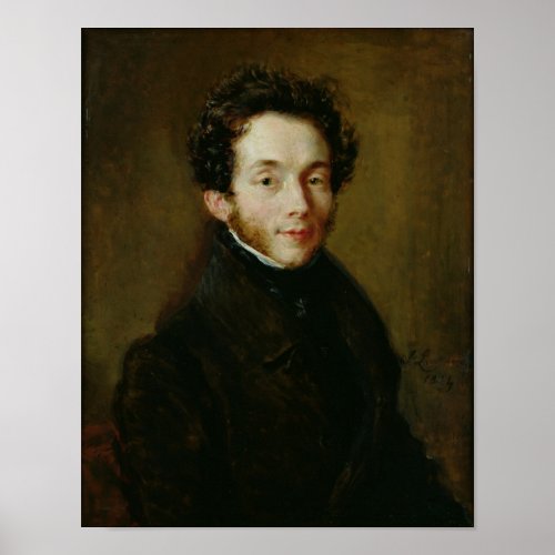 Portrait of Carl Maria Friedrich Ernst von Poster