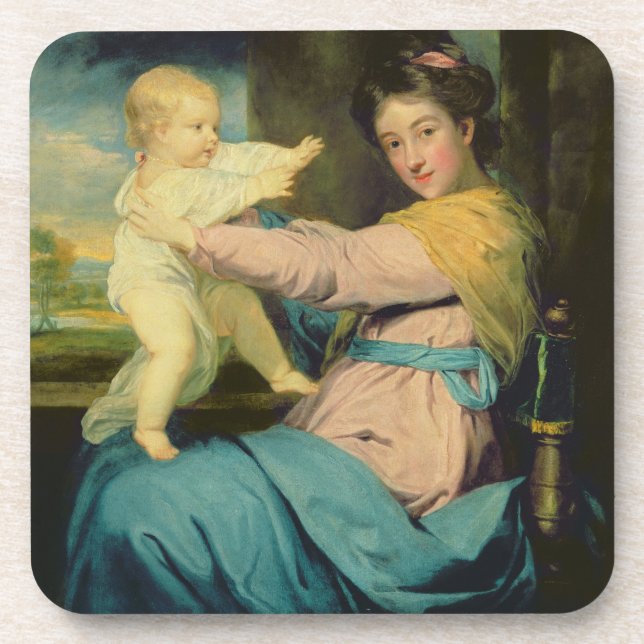 Portrait of Caroline, Duchess of Marlborough with Drink Coaster (Front)