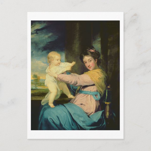 Portrait of Caroline, Duchess of Marlborough with Postcard (Front)