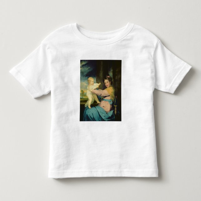 Portrait of Caroline, Duchess of Marlborough with Toddler T-shirt (Front)