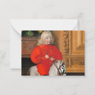 Portrait of Casimir Laurin, Murre by Carl Larsson Note Card