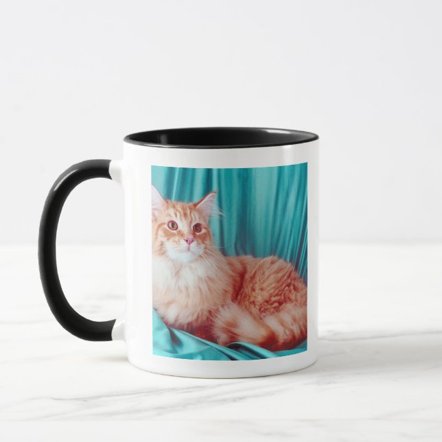 Portrait of cat mug (Left)