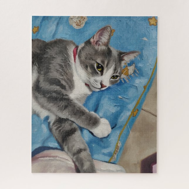 Portrait of Cat Puzzle (Vertical)