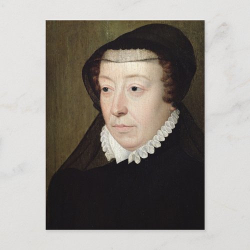 Portrait of Catherine de Medici Postcard