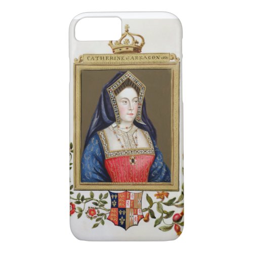 Portrait of Catherine of Aragon 1485_1536 1st Qu iPhone 87 Case