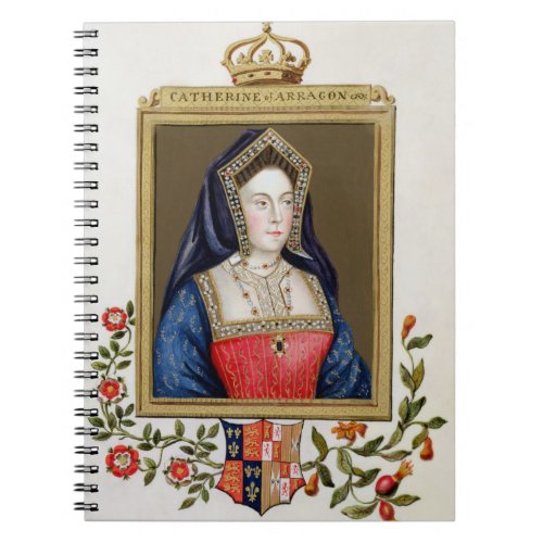 Portrait of Catherine of Aragon 1485_1536 1st Qu Notebook