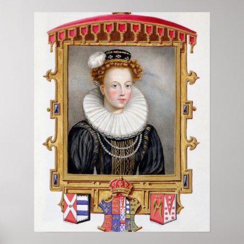 Portrait of Catherine Parr 1512_1548 Sixth Wife Poster
