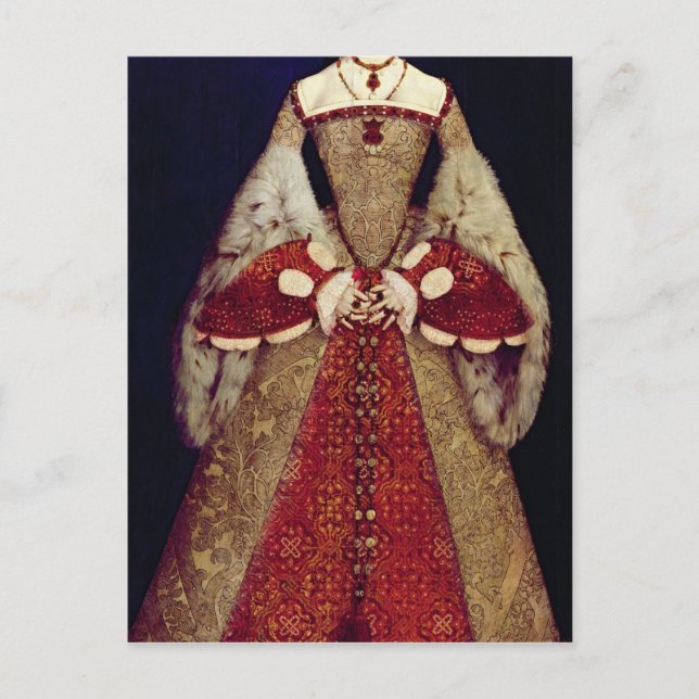Portrait of Catherine Parr, 1545 Postcard (Front)
