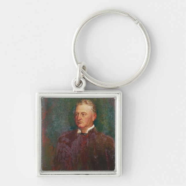 Portrait of Cecil John Rhodes  1898 Keychain (Front)