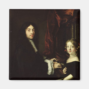 Portrait of Charles Couperin  and the Daughter Magnet