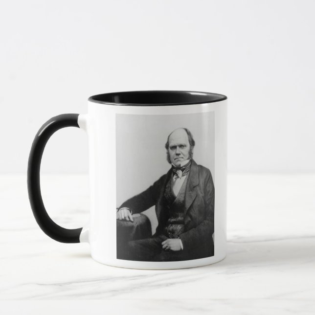 Portrait of Charles Darwin, 1854 Mug (Left)