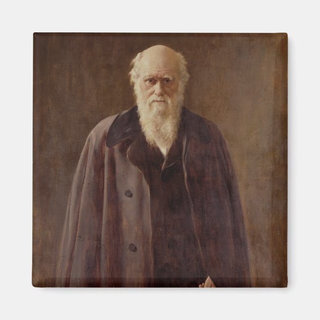 Portrait of Charles Darwin  1883 Magnet (Front)