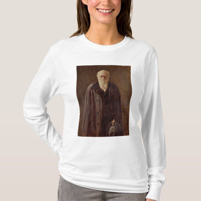 Portrait of Charles Darwin  1883 T-Shirt (Front)