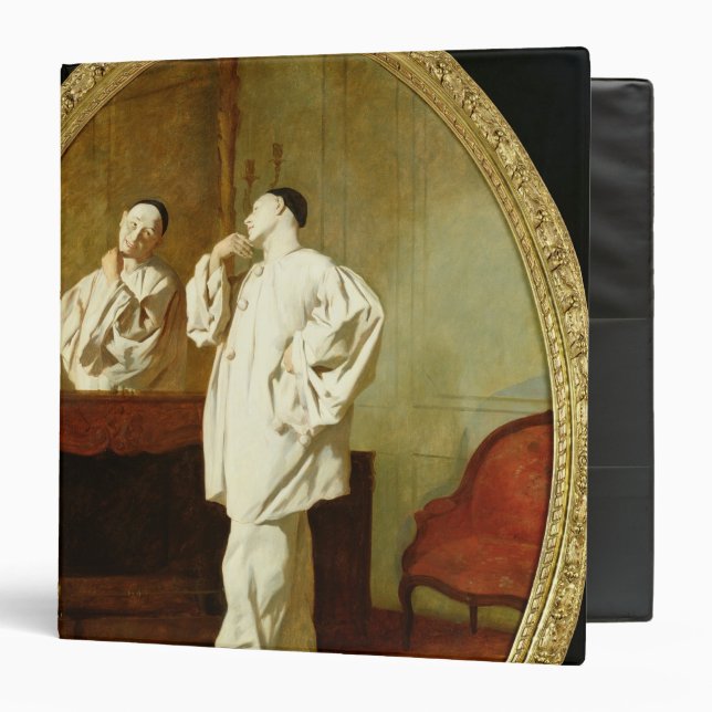 Portrait of Charles Deburau 3 Ring Binder (Front/Inside)