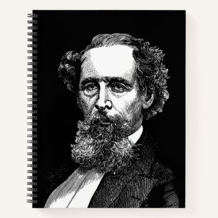 Portrait of Charles Dickens Notebook