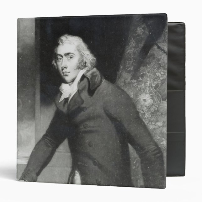 Portrait of Charles Grey, Earl Grey 3 Ring Binder (Front/Inside)