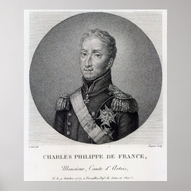 Portrait of Charles of France Poster (Front)