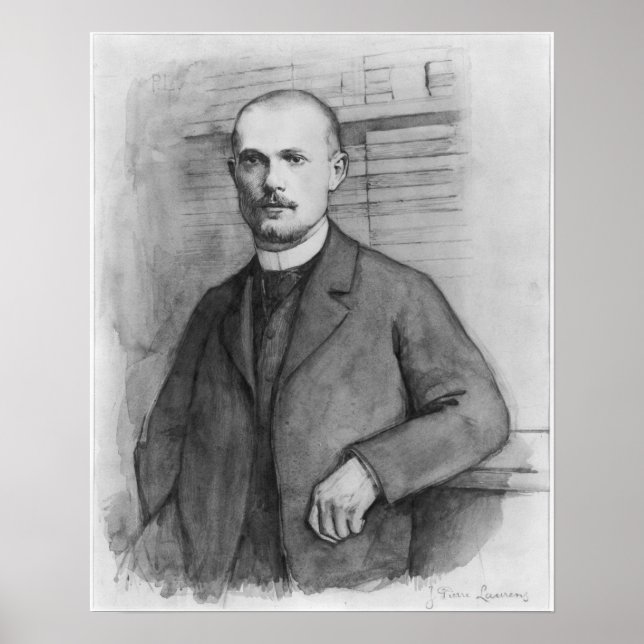 Portrait of Charles Peguy Poster (Front)