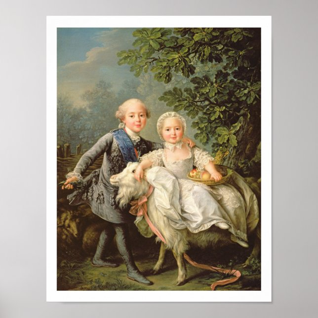 Portrait of Charles Philippe of France (1757-1836) Poster (Front)