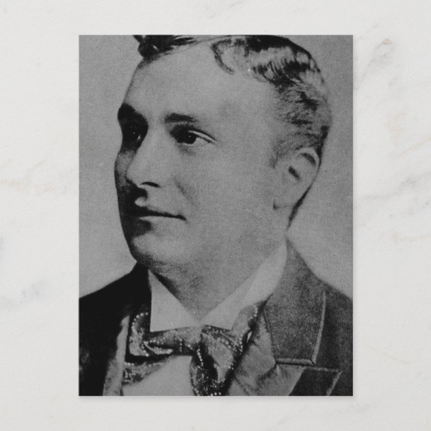 Portrait of Charles Spencer Chaplin, Sr Postcard | Zazzle