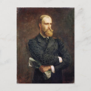 Portrait of Charles Stewart Parnell 1892 Postcard