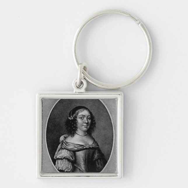 Portrait of Charlotte, Countess of Derby Keychain (Front)
