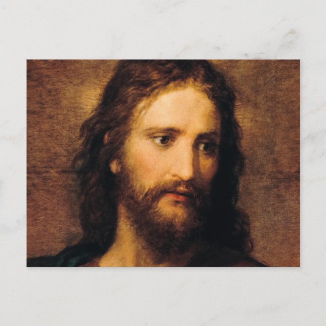 Portrait of Christ by Heinrich Hofmann Postcard (Front)