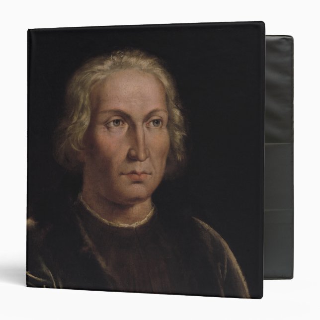 Portrait of Christopher Columbus Binder (Front/Inside)