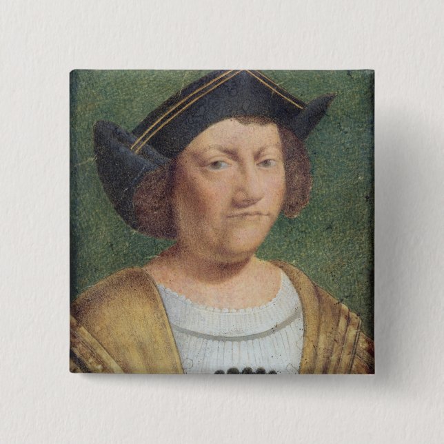 Portrait of Christopher Columbus Button (Front)