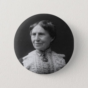 Portrait of Clara Barton Later in Life Button